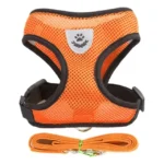 Adjustable Mesh Pet Harness with Leash, Polyester Vest Type Walking Strap for Small Medium Cats Dogs - Image 10
