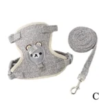 Lovely Small Pet Vest Chest Strap Dog Leash Traction Rope Walking Dog Cat Bunny Vest Harness Poodle Collar Leash Dog Accessories - Image 9