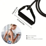 Resistance Bands With Handles, Exercise Bands, Workout Bands With Handles For Men Women, Strength Training Equipment At Home - Image 3