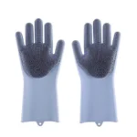 Pet Grooming Cleaning Gloves Dog Cat Bathing Shampoo Glove Scrubber Magic Dishwashing Cleanner Sponge Silicon Hair Removal Glove - Image 8