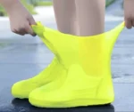 1 Pair Silicone WaterProof Shoe Covers Lip-resistant Rubber Rain Boot Rain Gear Overshoes Accessories for Outdoor Rainy Day - Image 3