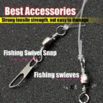 TAKBAS 1/5 Packs Sabiki Rigs, Fishing Bait Rigs, Luminous Sea Fishing Rig with High Carbon Fishing Hooks,for Fresh/Saltwater - Image 7
