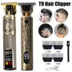 New!T9 Electric Hair Trimmer/Accessories | USB Professional Shaver | 0mm Bald Fade Cutting Machine Portable for Men Home Haircut - Image 3
