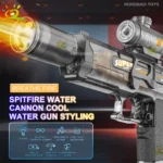 HUIQIBAO Electric Pulse Water Gun Simulated Flame Sensor Light Fully Automatic Fights Toy Water Pistol Outdoor Beach Toys Adult - Image 5
