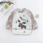 Waterproof EVA Full Sleeve Baby Bibs Children Apron Long Sleeve Feeding Smock Kids Eating Breastplate Infant Scarf Clothing - Image 16