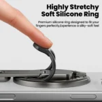 3-in-1 Magnetic Finger Ring Holder Rotate Double-Sided Magnetic Phone Stand for iPhone 17 16 15 14 13 12 MagSafe - Image 4