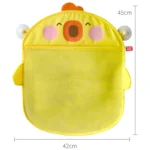 QWZ New Cartoon Duck Baby Bathroom Mesh Bag Sucker Design For Bath Toys Kids Animal Shapes Cloth Sand Toys Storage Net Bag - Image 6