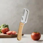 Kitchen Peeler Stainless Steel Vegetable Peeler with Wooden Handle for Peeling and Slicing Fruits and Vegetables Kitchen Tool - Image 11