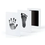 Safe Non-toxic Baby Footprints Handprint No Touch Skin Inkless Ink Pads Kits for 0-10 Months Newborn Pet Dog Footprint Souvenir - Image 7