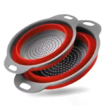 Silicone Folding Drain Basket Fruit Vegetable Washing Basket Foldable Strainer Colander Collapsible Drainer Kitchen Storage Tool - Image 9