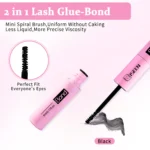 ISEEN Lash Bond and Seal 10ml for Lash Clusters Super Hold Long-Lasting Non-Irritating Eyelash Glue for DIY at Home - Image 4