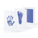 Safe Non-toxic Baby Footprints Handprint No Touch Skin Inkless Ink Pads Kits for 0-10 Months Newborn Pet Dog Footprint Souvenir - Image 9