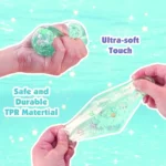 Taba Squishy Stress Balls Cube - Ocean Sensory Fidget Toy Slow Rise Squishy Toys for Kids and Adults Squeeze Relax Gift - Image 6