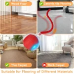 iLMH 1/2 PCS Cat Interactive Ball Toy Automatic Rolling Ball Faux Tail Rechargeable Smart Pet Electric Toy Pet Toy Imitate Mouse - Image 5