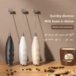 Wireless Electric Milk Frother Battery-Powered Handheld Foamer Coffee Cream Soup Peanut Butter Egg Whisking Baking Accessories - Image 2