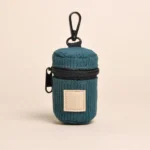 New Corduroy Dog Poop Bag Dispenser Multi-color Zipper Waste Bag Holder Hangable Walking Use Poop Bag Organizer Pet Supplies - Image 9