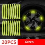 Car Wheel Hub Reflective Stripes Door Handle Safety Warning Sticker Car Rear Warning Tape Automobile Sticker Exterior Accessorie - Image 24