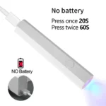YIKOOLIN Mini UV Light Cure Nails Lamp for Gel Nails LED Nail Lamp for Gel Polish Manicure USB Nail Dryer for Fast Curing - Image 7