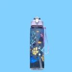 800ml/27oz Large Capacity Sports Water Bottle Leak Proof Plastic Drinking Cup With Time Scale Suitable For Travel Fitness Sports - Image 23