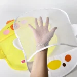 QWZ New Cartoon Duck Baby Bathroom Mesh Bag Sucker Design For Bath Toys Kids Animal Shapes Cloth Sand Toys Storage Net Bag - Image 4
