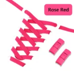 No Tie Shoe laces Press Lock Shoelaces without ties Elastic Laces Sneaker Kids Adult 8MM Widened Flat Shoelace for Shoes - Image 20