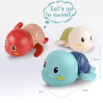 Baby Bath Toys Bathing Cute Swimming Turtle Whale Pool Beach Classic Chain Clockwork Water Toy For Kids Water Playing Toys - Image 5