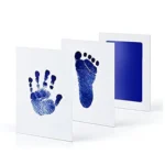 Safe Non-toxic Baby Footprints Handprint No Touch Skin Inkless Ink Pads Kits for 0-10 Months Newborn Pet Dog Footprint Souvenir - Image 11