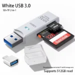 2-in-1 Multi Functional  USB 3.0 Card ReaderMiniSD TFMemoryCardReaderUSBFlashDrive CardreaderAdapter For PCLaptops Accessories - Image 12