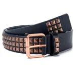 Fashion New Square Bead Rivet Belt Metal Pyramid Belt Men and Women Punk Hardware Jeans Belt Y2K Belt Designer Belt Women's Belt - Image 12
