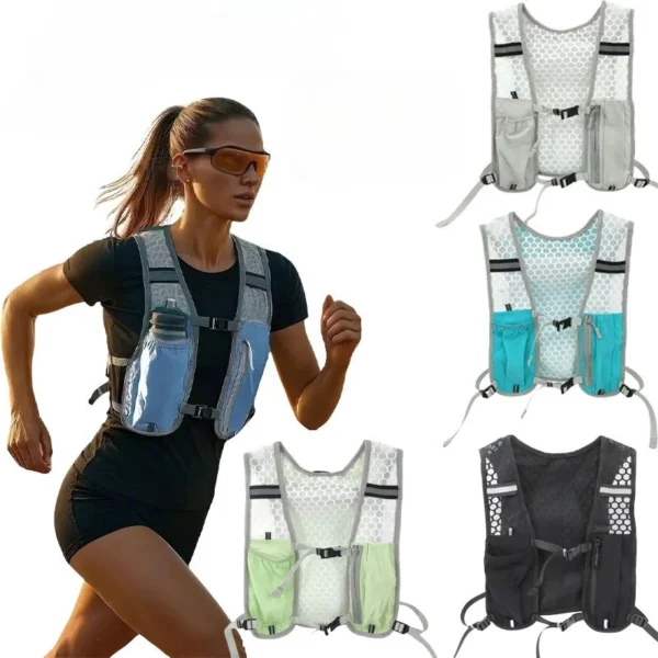 Light Weight Hydration Backpack for Outdoor Sports - Ergonomic Water Holder for Running, Cycling, Walking and Kayaking