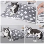 Flannel Pet Sleeping Mat Dog Bed Cat Litter Puppy Bed Dog Sofa Lovely Mattress Cushion for Small Large Dog Blanket For Winter - Image 5