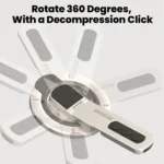 3-in-1 Magnetic Finger Ring Holder Rotate Double-Sided Magnetic Phone Stand for iPhone 17 16 15 14 13 12 MagSafe - Image 5