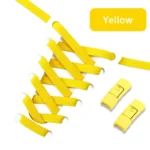No Tie Shoe laces Press Lock Shoelaces without ties Elastic Laces Sneaker Kids Adult 8MM Widened Flat Shoelace for Shoes - Image 10