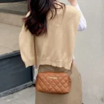 2024 Tassel Small Messenger Bag For Women Trend Lingge Embroidery Camera Female Shoulder Bag Fashion Chain Ladies Crossbody Bags - Image 3