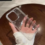 Pink Glitter Bling Clear Soft Case for IPhone 17 Air 16 15 14 13 12 11 Pro Max Plus 17Pro 16Pro 16e I Phone Women Fundas Cover - Image 5
