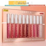 10 Pcs Matte Lipstick Lip Gloss Sets Long-Lasting Non-Fading Waterproof Non-stick Cup Exquisite Gift Everyday Holiday Universal - Image 2