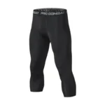 Mens Compression Pants Tights Cool Dry Leggings Sports Baselayer Running Tights Athletic Workout Active Shorts - Image 14