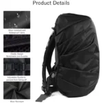 Reflective Waterproof Backpack Rain Cover Outdoor Sport Night Cycling Safety Light Rain Cover Case Bag Outdoor Camping Hiking - Image 4