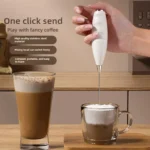 Wireless Electric Milk Frother Battery-Powered Handheld Foamer Coffee Cream Soup Peanut Butter Egg Whisking Baking Accessories - Image 4