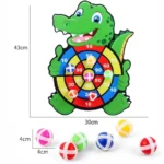 Educational Games Dart Board Baby Toy Stickey Ball Dart Indoor Sports Child Montessori Games for Children 3 to 7 Years - Image 5