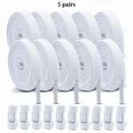 No Tie Shoe laces Press Lock Shoelaces without ties Elastic Laces Sneaker Kids Adult 8MM Widened Flat Shoelace for Shoes - Image 32