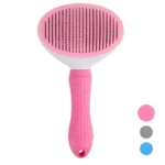 One-Click Pet Hair Removal Comb for Effortless Grooming of Dogs and Cats - Float Hair Removal Slicker Brush with Automatic Funct - Image 7
