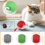 iLMH 1/2 PCS Cat Interactive Ball Toy Automatic Rolling Ball Faux Tail Rechargeable Smart Pet Electric Toy Pet Toy Imitate Mouse - Image 6
