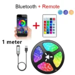 Bluetooth LED Strip Lights Smart SMD 5050 APP Remote Control Flexible Ribbon Diode Lamp Tape TV Backlights Game Room Home Decor - Image 7