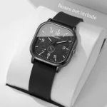 Fashion Square Women's Watch Casual Silicone Strap Quartz Watches Sports Wristwatch For Men Women Students(Without Box) - Image 10