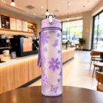 800ml/27oz Large Capacity Sports Water Bottle Leak Proof Plastic Drinking Cup With Time Scale Suitable For Travel Fitness Sports - Image 15