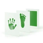 Safe Non-toxic Baby Footprints Handprint No Touch Skin Inkless Ink Pads Kits for 0-10 Months Newborn Pet Dog Footprint Souvenir - Image 10