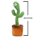 1pc Dancing Cactus Toy,Repeat Talking ,Song Speaker Wriggle Dancing Sing Talk, Plushie Stuffed ,Interaction and Decoration - Image 6