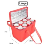 Portable Lunch Cooler Bag Folding Insulated Food Carrier - Image 7