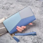 Fashion Zipper Wallets Womens Long Purses Handbags Coin Purse Cards Holder PU Leather Billfold Wallet - Image 3